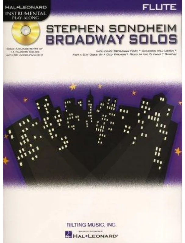 Ihned K Objednání Instrumental Play-Along Stephen Sondheim - Broadway Solos (noty na příčnou flétnu) (+audio)