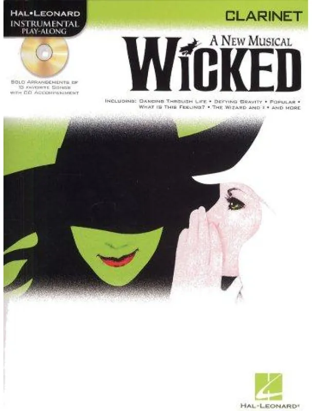 Instrumental Play-Along Wicked (noty, klarinet) Výprodej