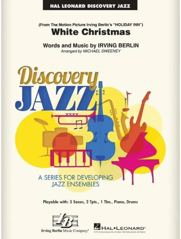 Koupit Online Irving Berlin White Christmas (snadné noty pro jazzový soubor, party, partitura)