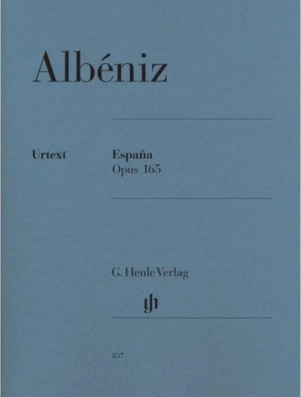 Nejlepší Volba Isaac Albéniz Espana Op. 165 (noty na klavír)
