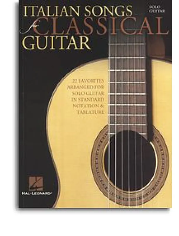 Italian Songs For Classical Guitar (noty, tabulatury, kytara) Přímo Od Výrobce
