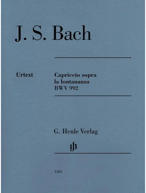 J. S. Bach Capriccio Sopra La Lontananza (noty na klavír) Nejprodávanější