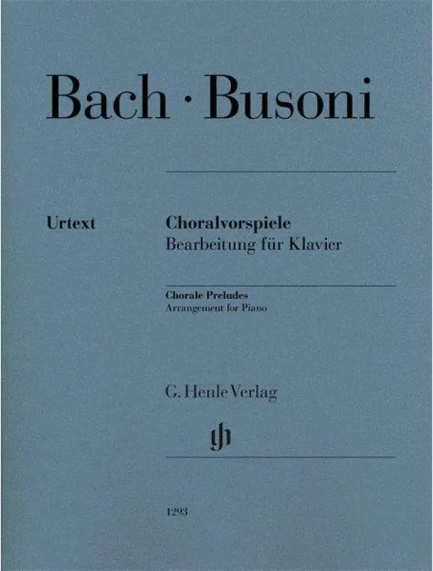 J. S. Bach Chorale Preludes (noty na klavír) Levný