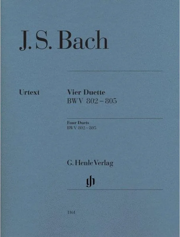 Nová Kolekce J. S. Bach Four Duets BWV 802-805 (noty na sólo klavír)
