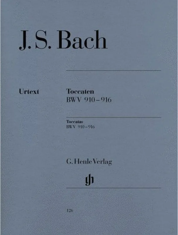 J. S. Bach Toccatas BWV 910-916 with Performance Notes in English (noty na klavír) Must-Have