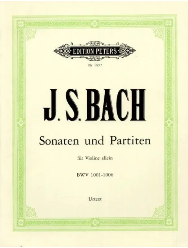 J.S Bach Sonatas and Partitas BWV 1001–1006 (noty na housle) Horká Nabídka