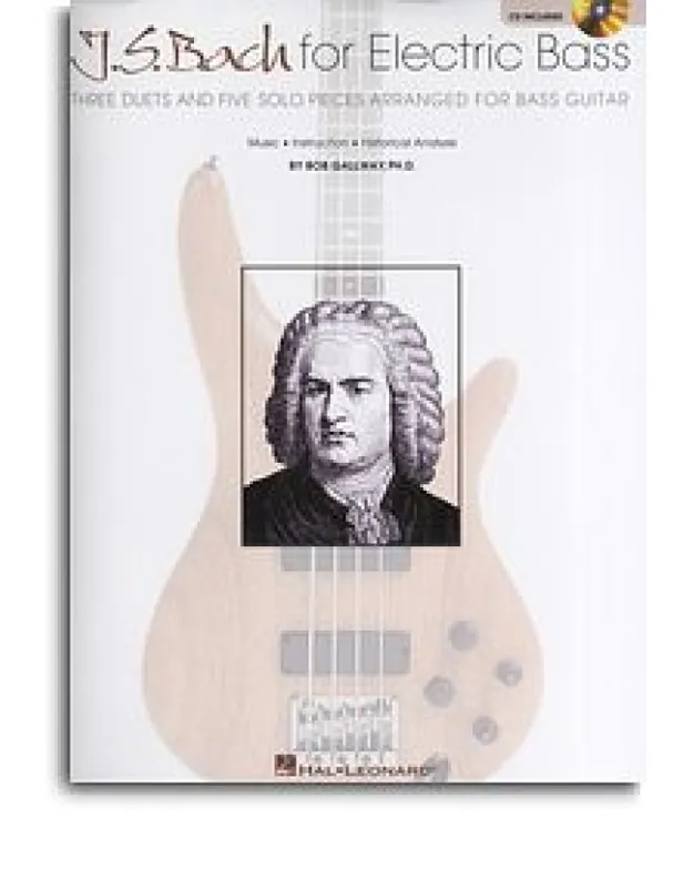 Nová Kolekce J.S. Bach For Electric Bass (noty, baskytara) (+audio)