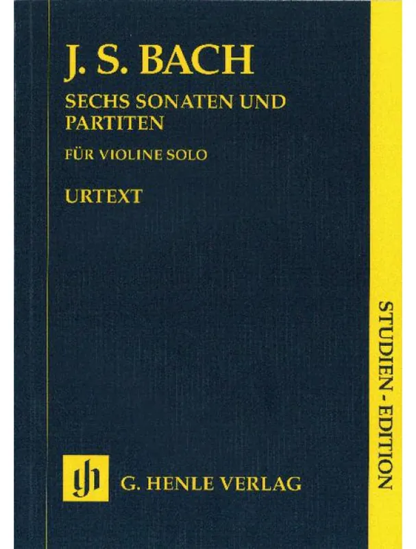 J.S. Bach 6 Sonaten Und Partiten BWV 1001-1006 - Study Score (noty na housle) Kup Teď
