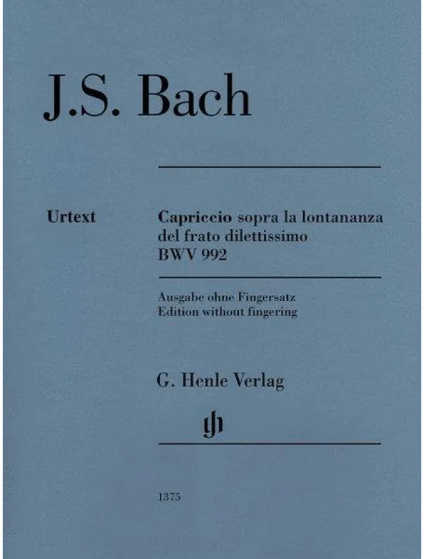 Nízká Cena J.S. Bach Capriccio Sopra La Lontananza (noty na varhany)