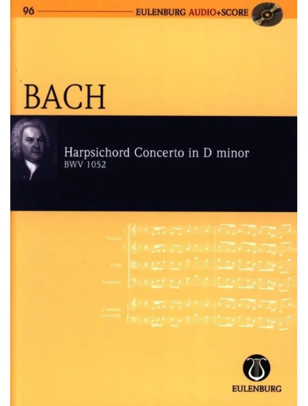 J.S. Bach Concerto D minor BWV 1052 (noty, partitura)(+audio) Hit Sezóny