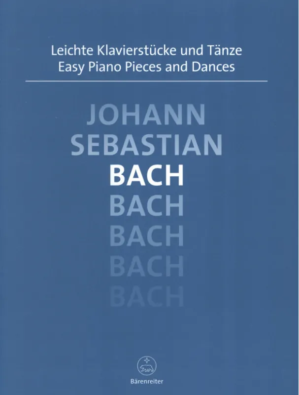 J.S. Bach Easy Piano Pieces And Dances (noty na klavír) Nová Kolekce