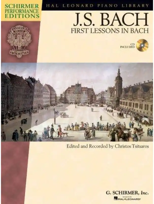 J.S. Bach First Lessons In Bach (noty na sólo klavír) (+audio) Levný