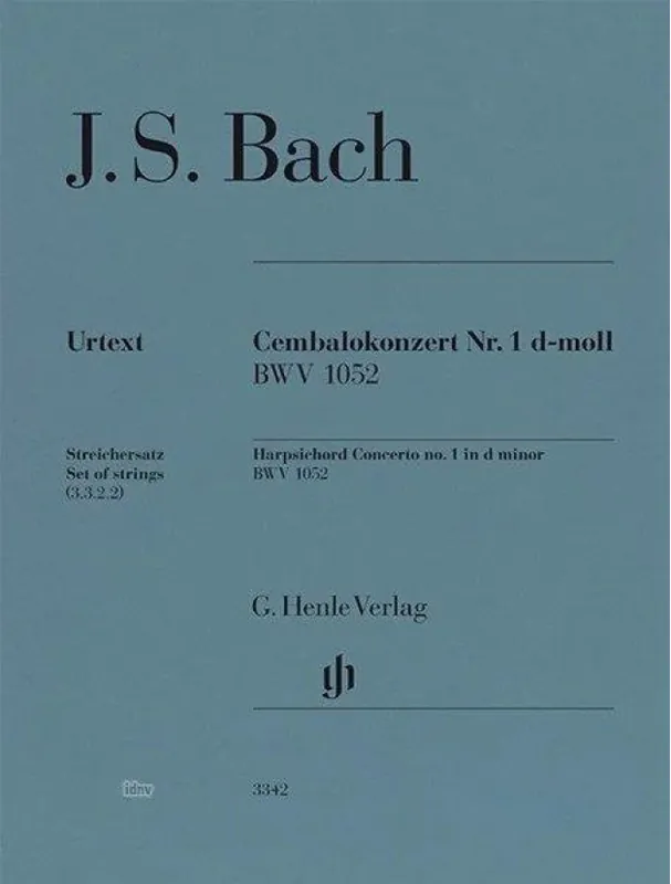J.S. Bach Hapsichord Concerto No. 1 D minor BWV 1052 (noty pro komorní soubor, party) Výhodná Nabídka
