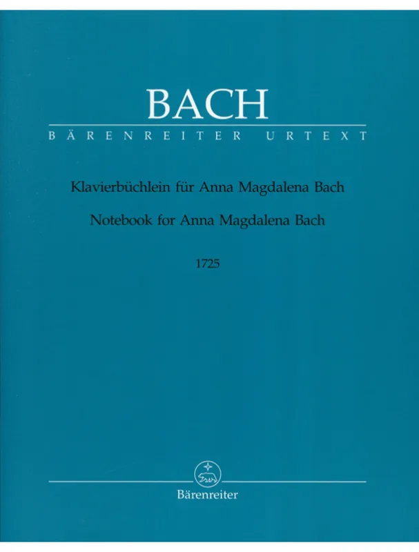 Akční Nabídka J.S. Bach Notebook for Anna Magdalena Bach - 1725 (noty na klavír)
