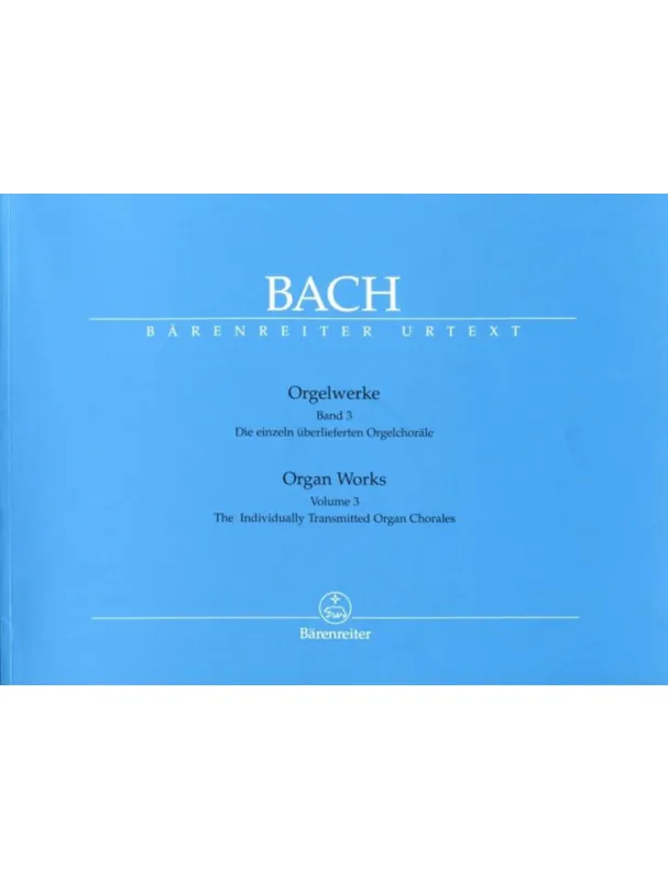 J.S. Bach Organ Works 3 (noty na varhany) Nízká Cena