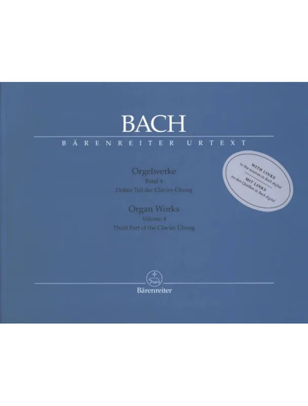 J.S. Bach Organ Works 4 (noty na varhany) Tovární Cena