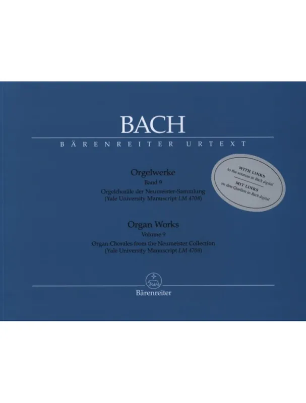 Finální Výprodej J.S. Bach Organ Works 9 (noty na varhany)