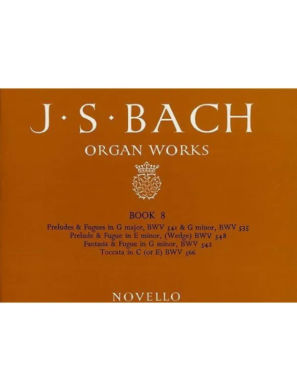 Ihned K Objednání J.S. Bach Organ Works Book 8 (noty na varhany)