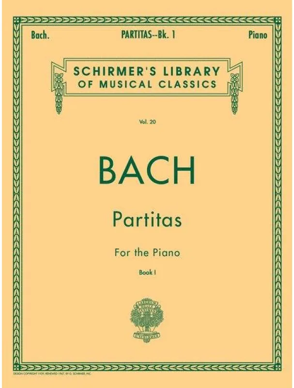 Objednat Nyní J.S. Bach Partitas Book 1 (noty na klavír)