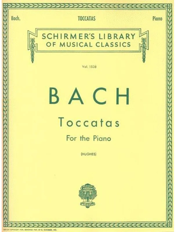 Bezpečná Platba J.S. Bach Toccatas For Piano (noty na klavír)
