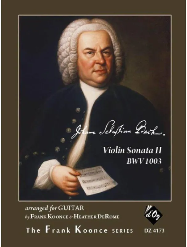 Akční Cena J.S. Bach Violin Sonata II, BWV 1003 (noty na kytaru)