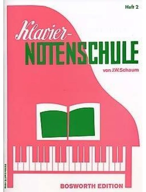 Autentický J.W. Schaum Klavier-Notenschule Heft 2 (noty na sólo klavír)