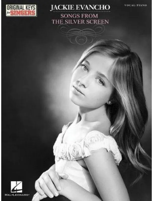 Jackie Evancho Songs From The Silver Screen (noty na klavír, zpěv, akordy na kytaru) Autentický