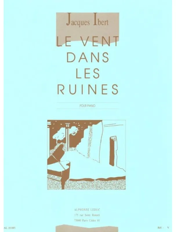 Jacques Ibert Le Vent Dans Les Ruines (noty na klavír) Finální Výprodej