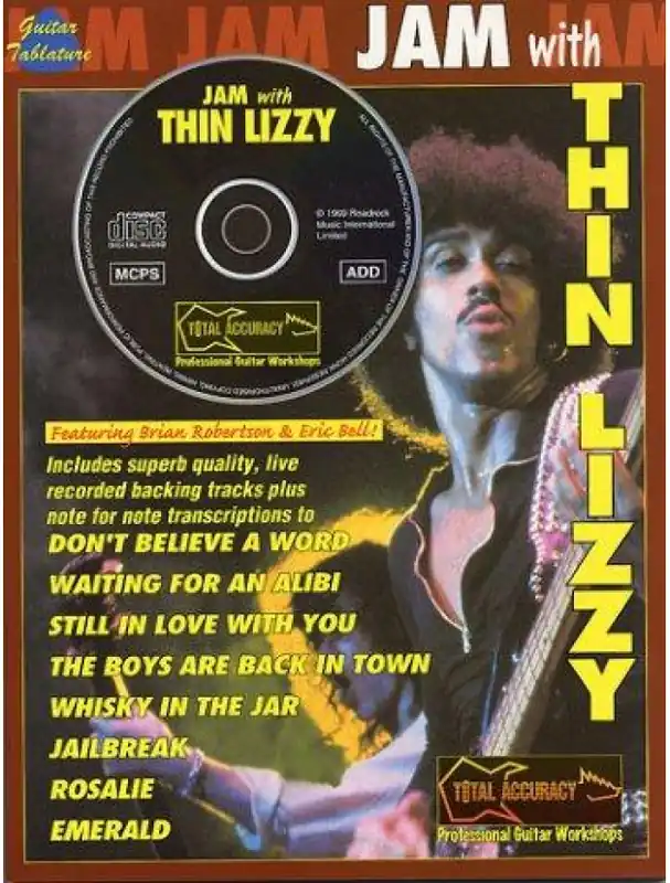 Pouze Dnes Jam With Thin Lizzy (tabulatury, noty, kytara) (+audio)