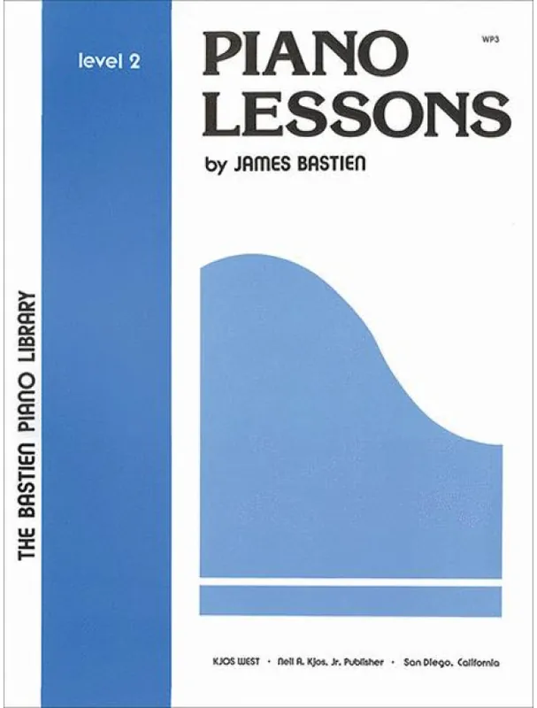 James Bastien Piano Lessons Level 2 (noty na klavír) Přímo Od Výrobce