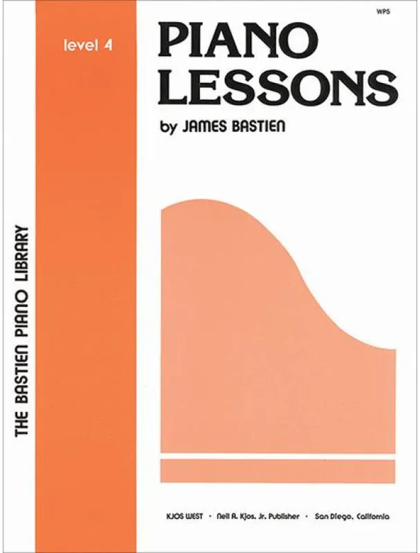 Finální Výprodej James Bastien Piano Lessons Level 4 (noty na klavír)