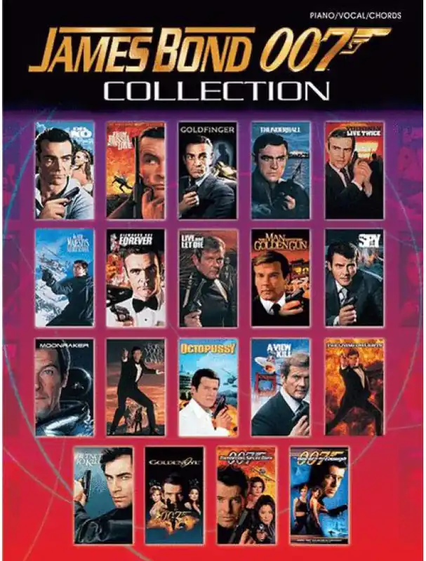 James Bond Collection (noty na klavír, zpěv, akordy) Akce