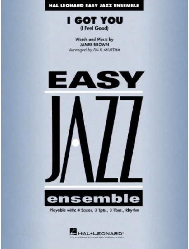 Pouze Dnes James Brown I Got You - I Feel Good (snadné noty pro jazzový orchestr, party, partitura)