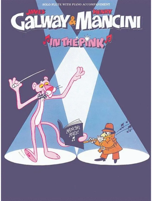 Originální James Galway & Henry Mancini In the Pink (noty na příčnou flétnu, klavír)