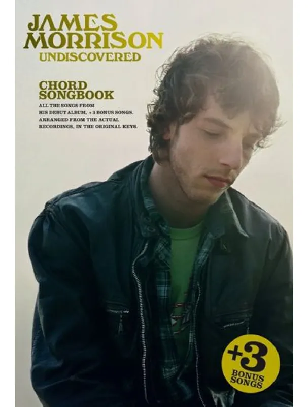 James Morrison Undiscovered (Chord Songbook) (akordy, texty, kytara) Značkový