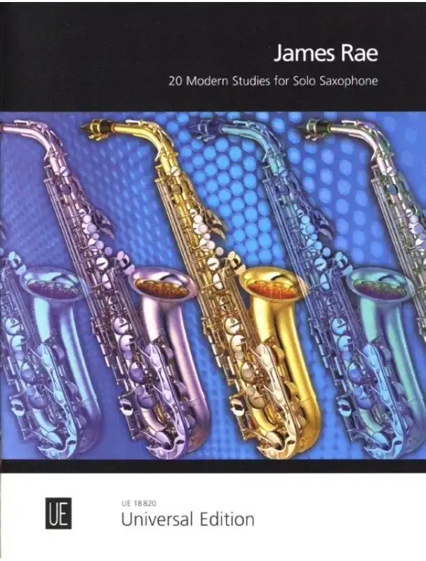 James Rae 20 Modern Studies For Solo Saxophone (noty na saxofon) Autentický
