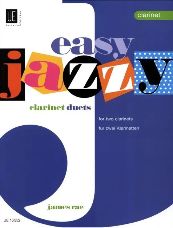 Poslední Šance James Rae Easy Jazzy Duets (noty na klarinet)