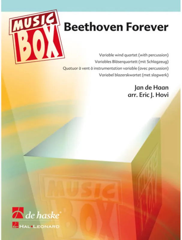 Jan de Haan Beethoven Forever (noty pro 4-členný flexibilní orchestr, perkuse, noty, partitura) Tovární Cena