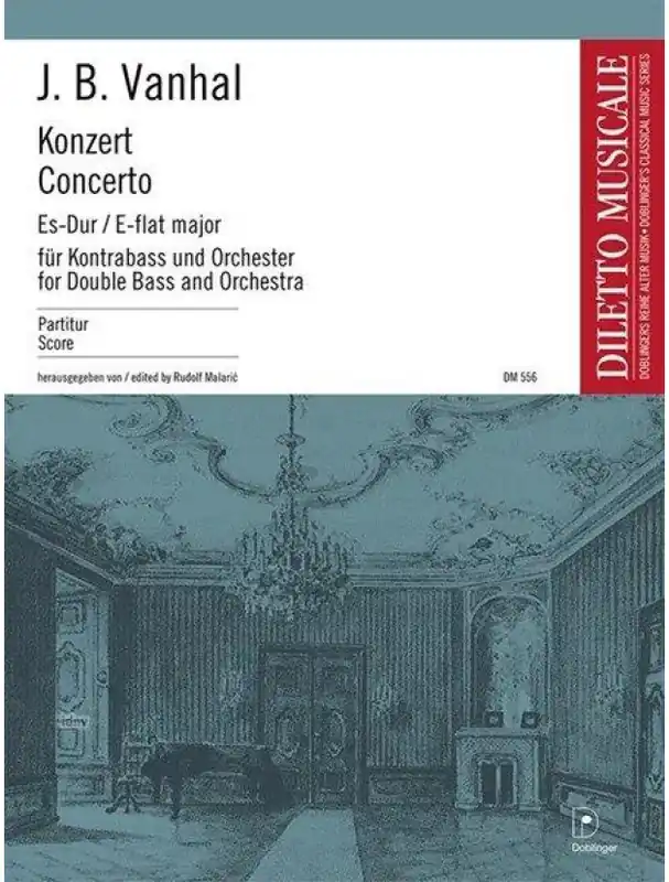 Jan Křtitel Vaňhal Konzert Es-Dur (noty, partitura) Víkendová Akce