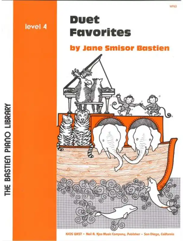 Must-Have Jane Smisor Bastien Duet Favorites 4 (noty na čtyřruční klavír)