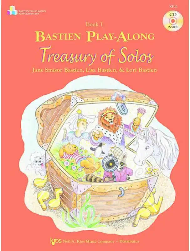 Jane Smisor Bastien Treasury Of Solos 1 Playalong (noty na klavír) (+audio) Vrácení Zdarma