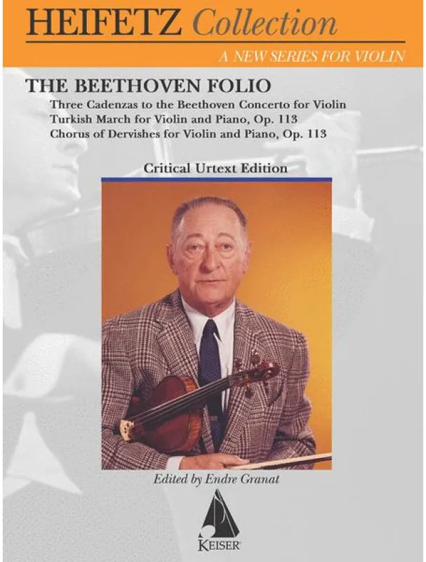 Akční Nabídka Jascha Heifetz Collection The Beethoven Folio (noty na housle, klavír)