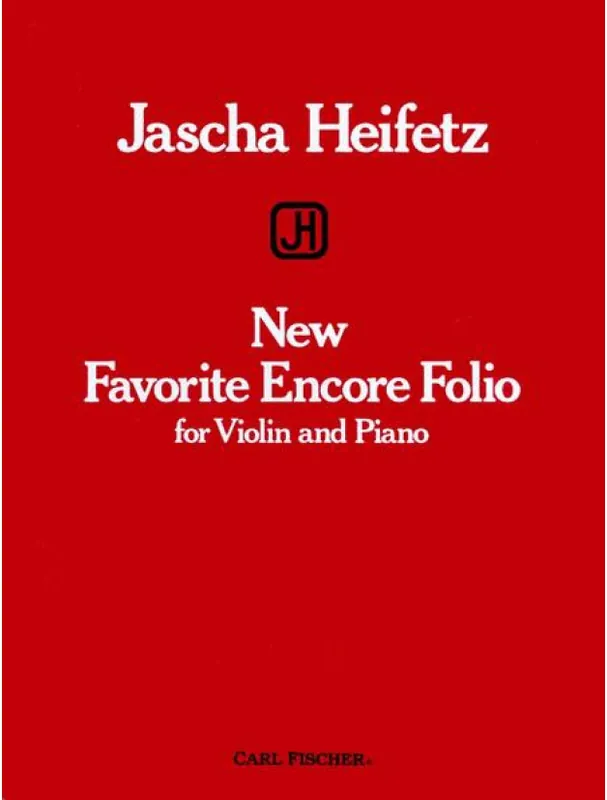 Jascha Heifetz New Favorite Encore (noty na housle, klavír) Akce