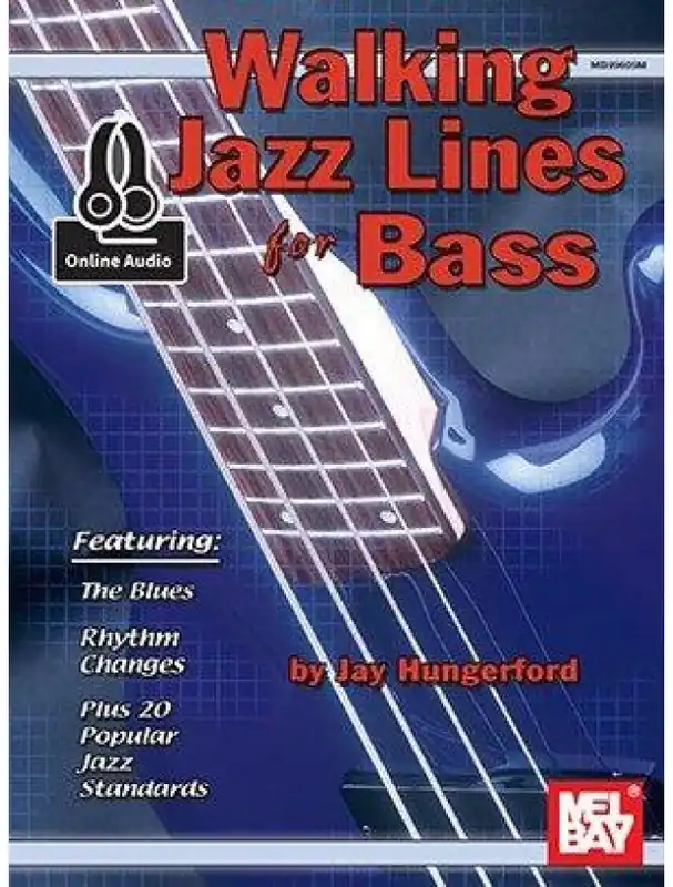 Jay Hungerford Walking Jazz Lines For Bass (noty na baskytaru) (+audio) Levný