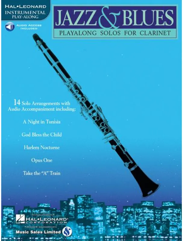 Jazz & Blues - Play-Along Solos (noty na klarinet) (+audio) Novinka
