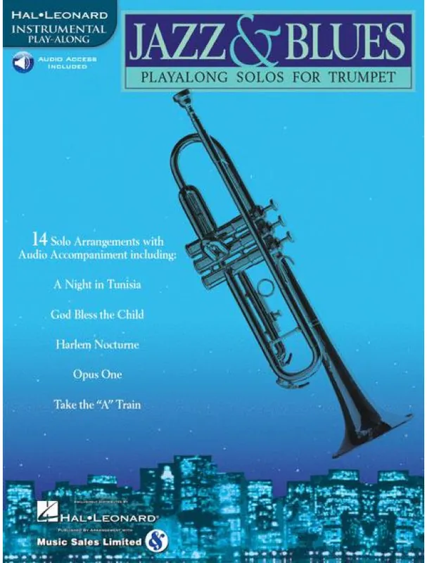 Jazz & Blues - Play-Along Solos (noty na trubku) (+audio) Originální