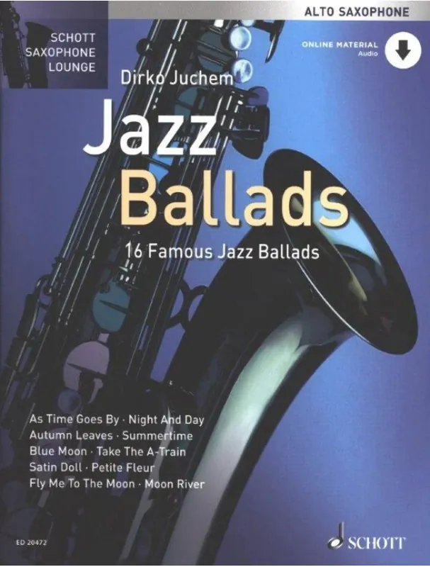 Jazz Ballads (noty na altsaxofon, klavír)(+audio) Rychlé Dodání