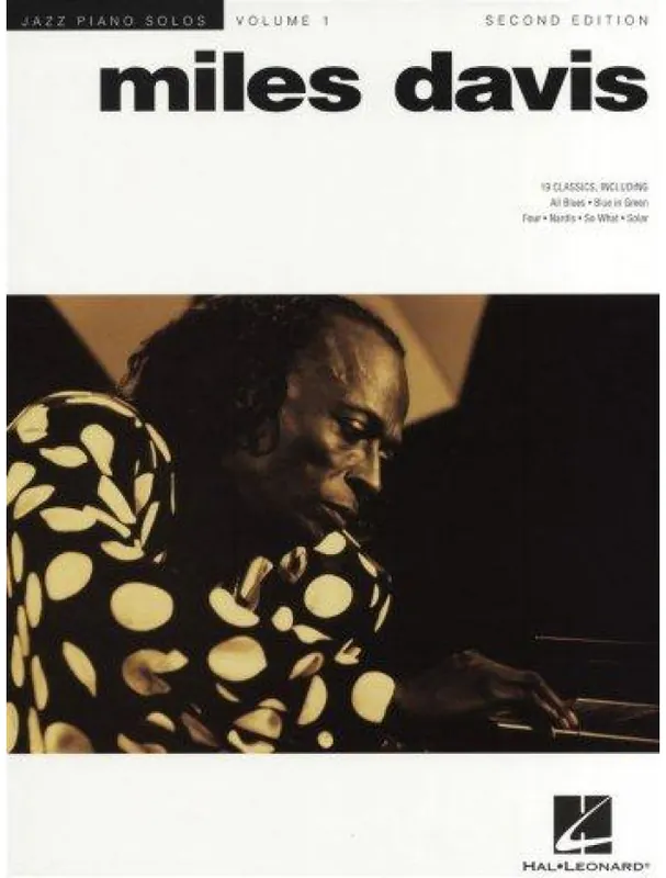 Rychlé Dodání Jazz Piano Solo Volume 1 Miles Davis (noty na klavír)