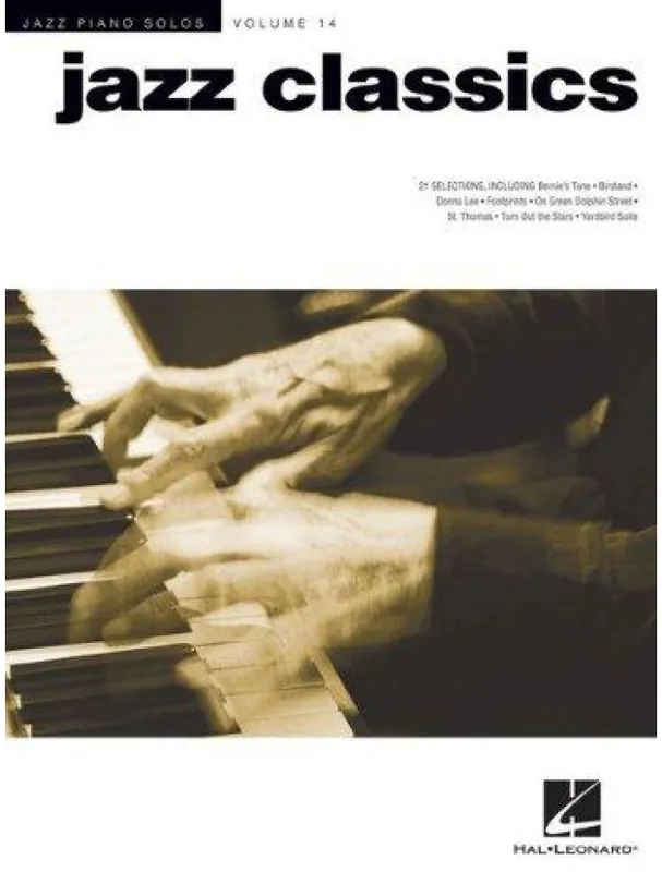 Originální Jazz Piano Solos Volume 14 Jazz Classics (noty, sólo klavír)