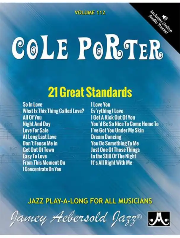 Jazz Play-Along 112 Cole Porter - 21 Great Standards (noty na nástroje C, Eb, Bb, basového klíče) (+audio) Výhodná Nabídka